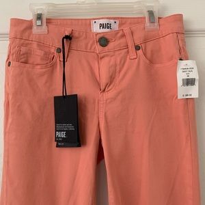 PAIGE Verdugo Ankle Pink jeans Women Size 26